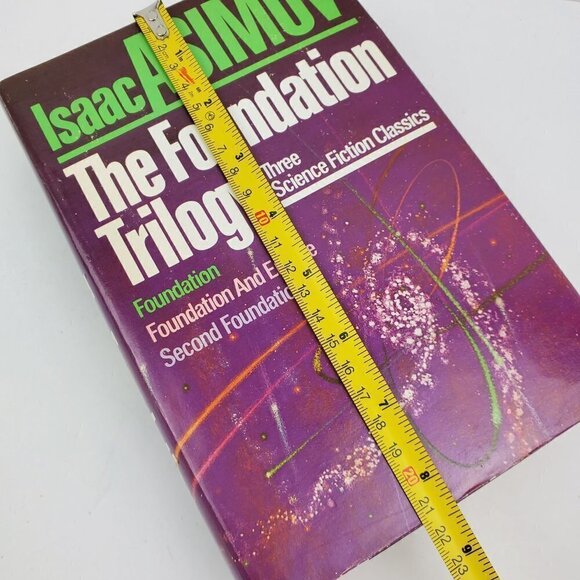 Isaac Asimov Foundation Trilogy Book Misprint BCE 1982 HCDJ Sci-Fi Classics - Picture 12 of 12